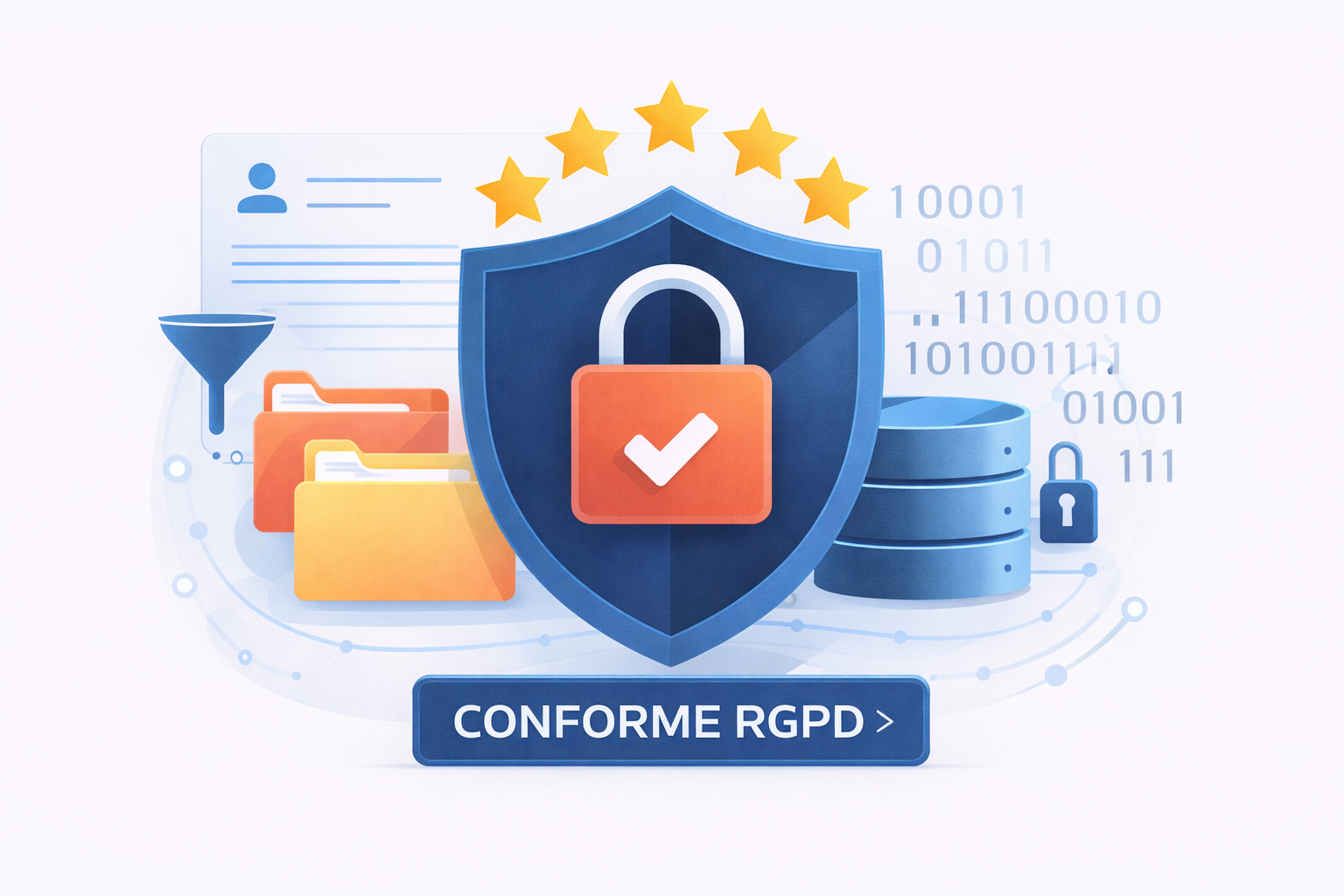 Illustration protection des données de nos utilisateurs